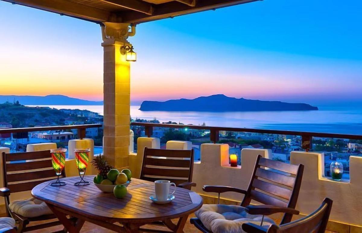 Cretan Castle Villas Chrissi Akti Chania Exterior foto