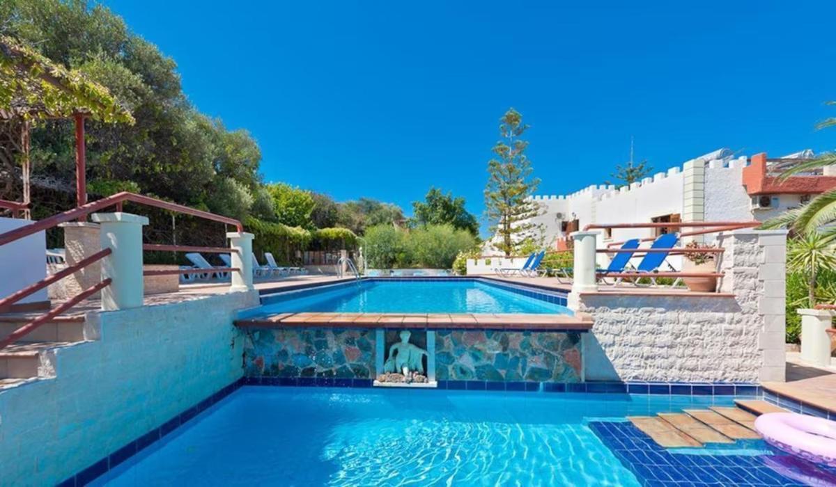 Cretan Castle Villas Chrissi Akti Chania Exterior foto